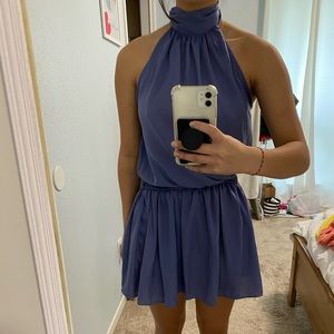 Lily rain high neck tie dress